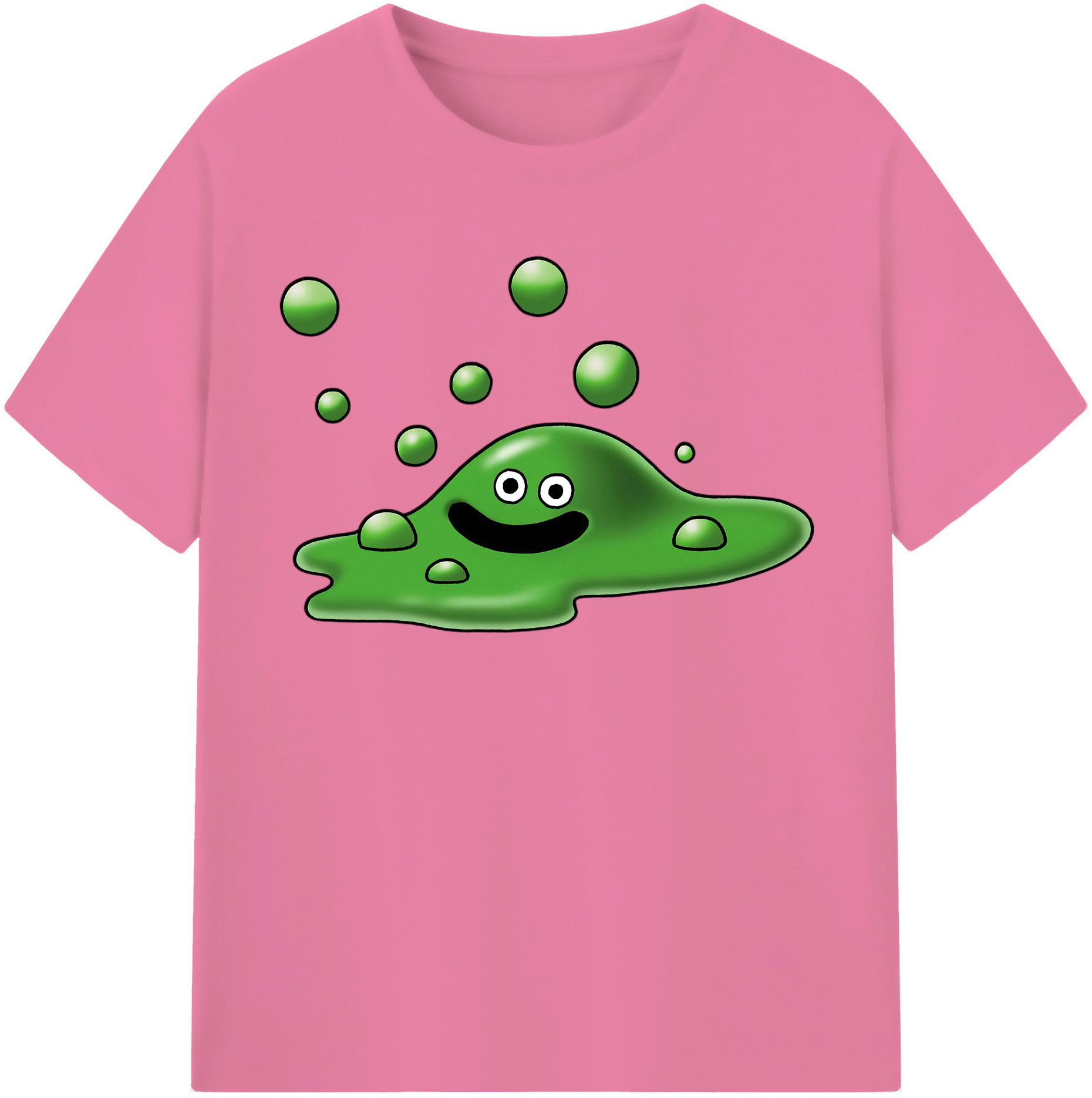 （画像用） ドラゴンクエスト Doragon Kuesuto Dragon Quest 綿100％半袖Tシャツ（フロントプリント）